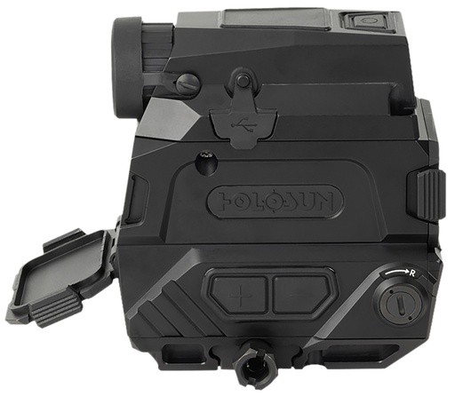 [810047072935] Holosun DRSNV DRS-NV Black Anodized 1x/8x 1.25" x 0.98" 2 MOA Red Dot/65 MOA Circle Multi Reticle Fusion Night Vision Overlay 